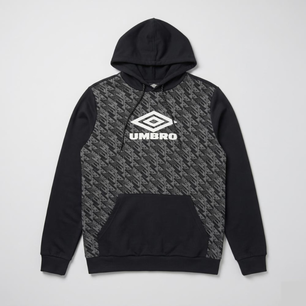 Imagem 1 do produto Blusão de Moletom com Capuz Umbro Graphic Club Masculino