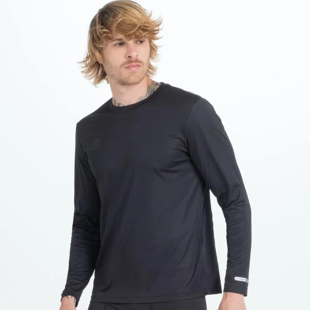Imagem 2 do produto Camisa Manga Longa Umbro Basic UV Masculina