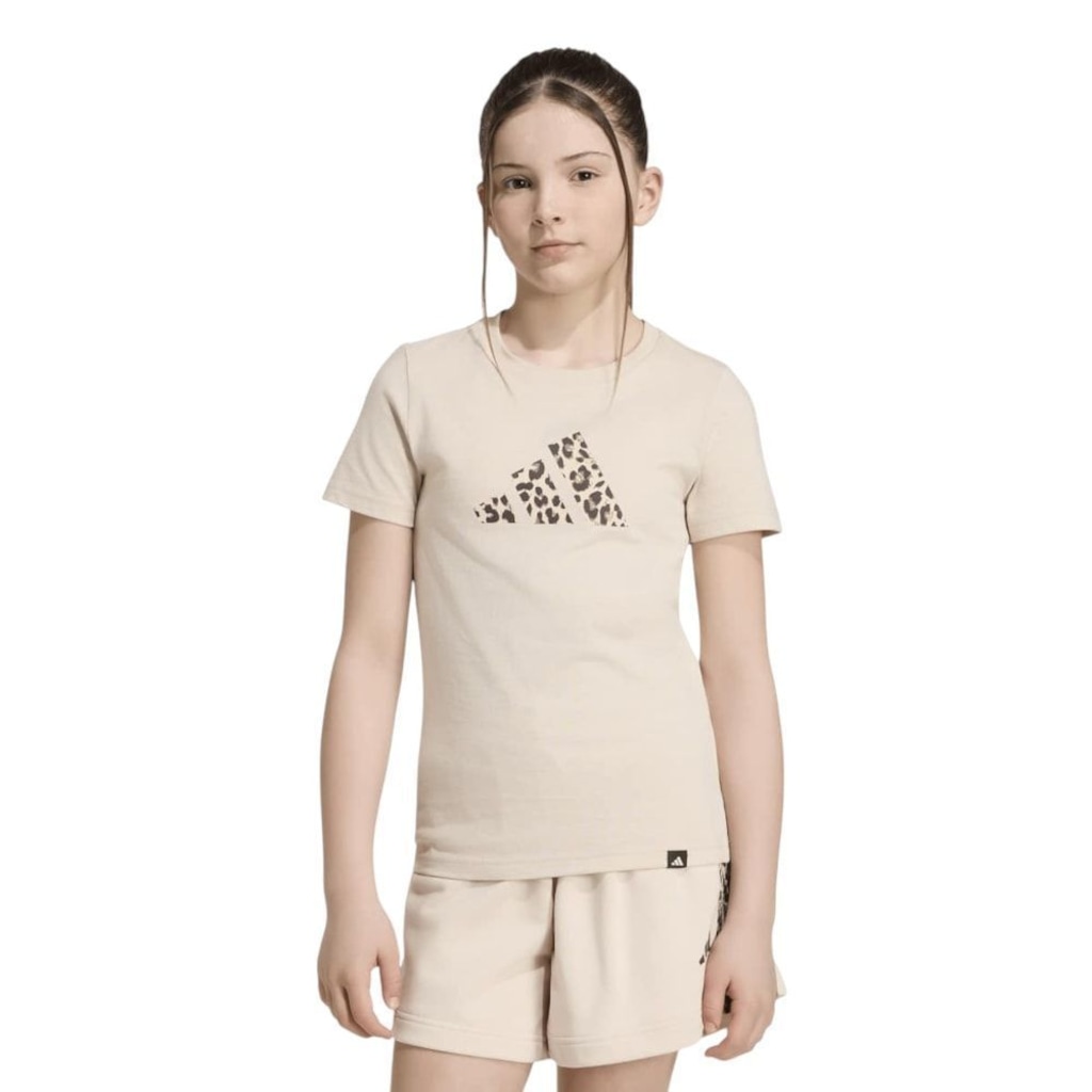 Imagem 1 do produto Camiseta adidas Logo Leopardo Infantil