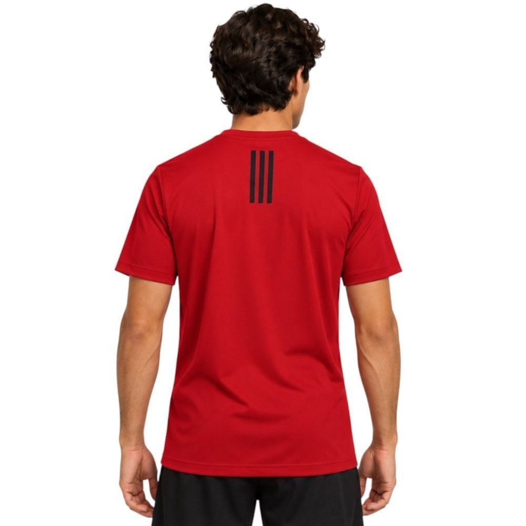 Imagem 2 do produto Camisa do Flamengo adidas Train Essentials 3 Stripes Masculina