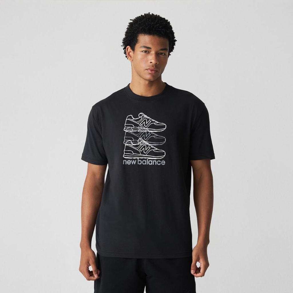 Imagem 1 do produto Camiseta New Balance Layered 574 Masculina