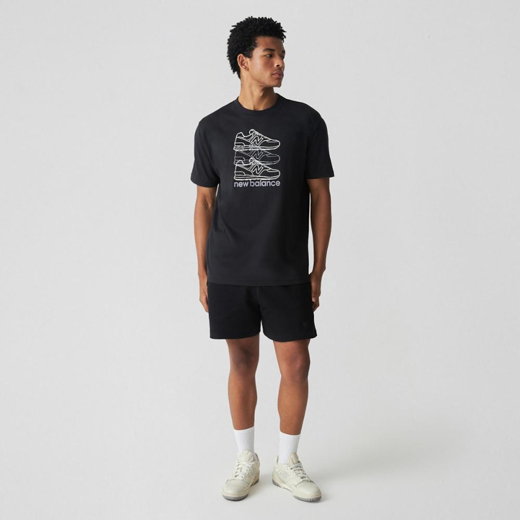 Imagem 4 do produto Camiseta New Balance Layered 574 Masculina
