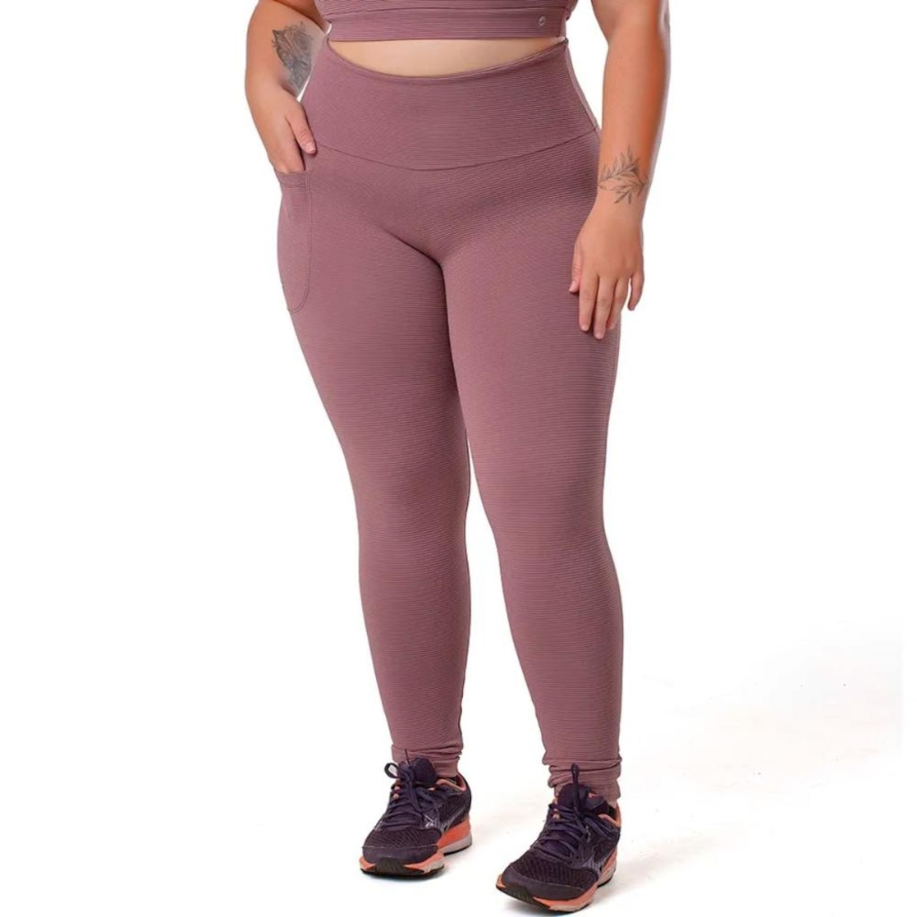 Imagem 2 do produto Calça Legging Feminina Elite Canelado