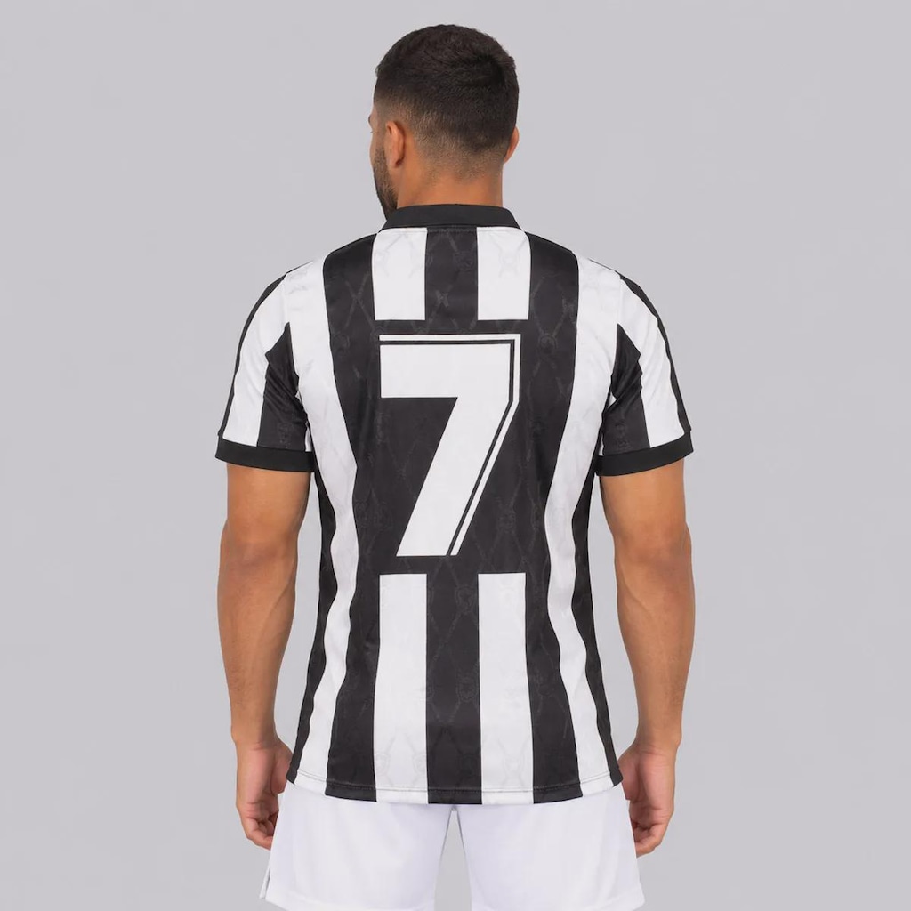 Imagem 4 do produto Camisa do Botafogo Retrô 1995 TM7 Listrada Masculina