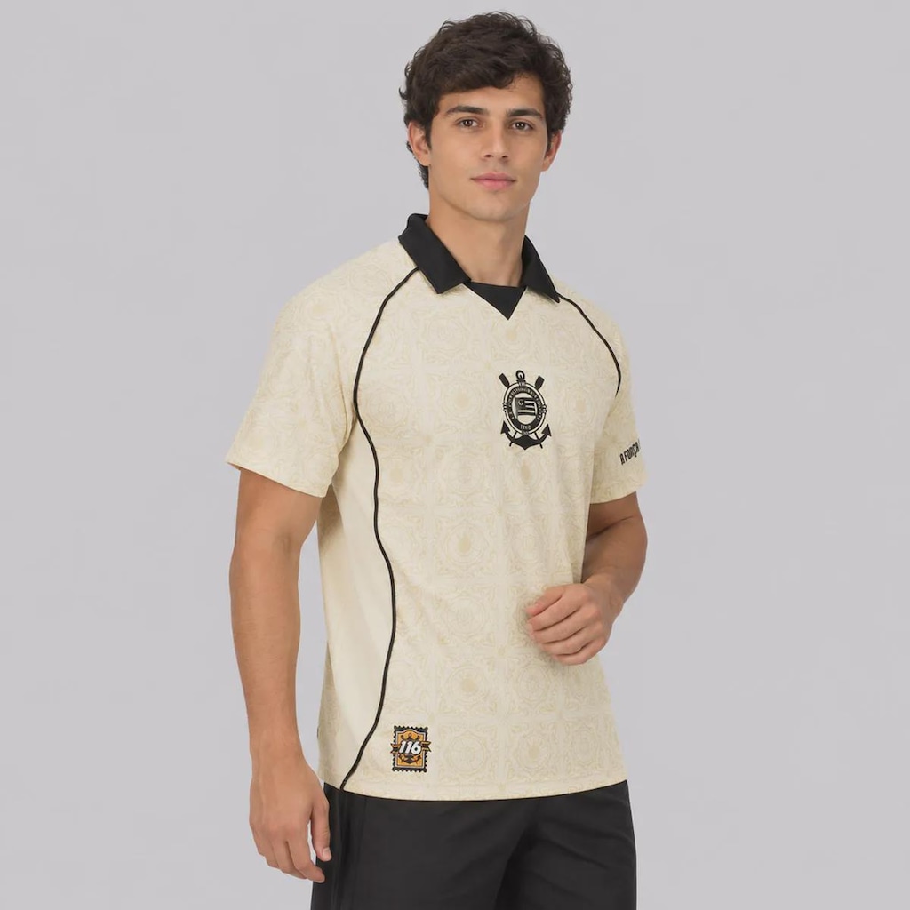 Imagem 2 do produto Camisa Polo Corinthians 116 Anos Masculina