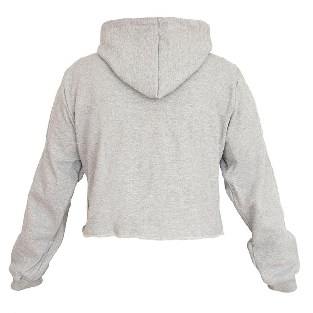Imagem 2 do produto Cropped Feminino Moletom Estampa Muay Thay Flanela Inverno