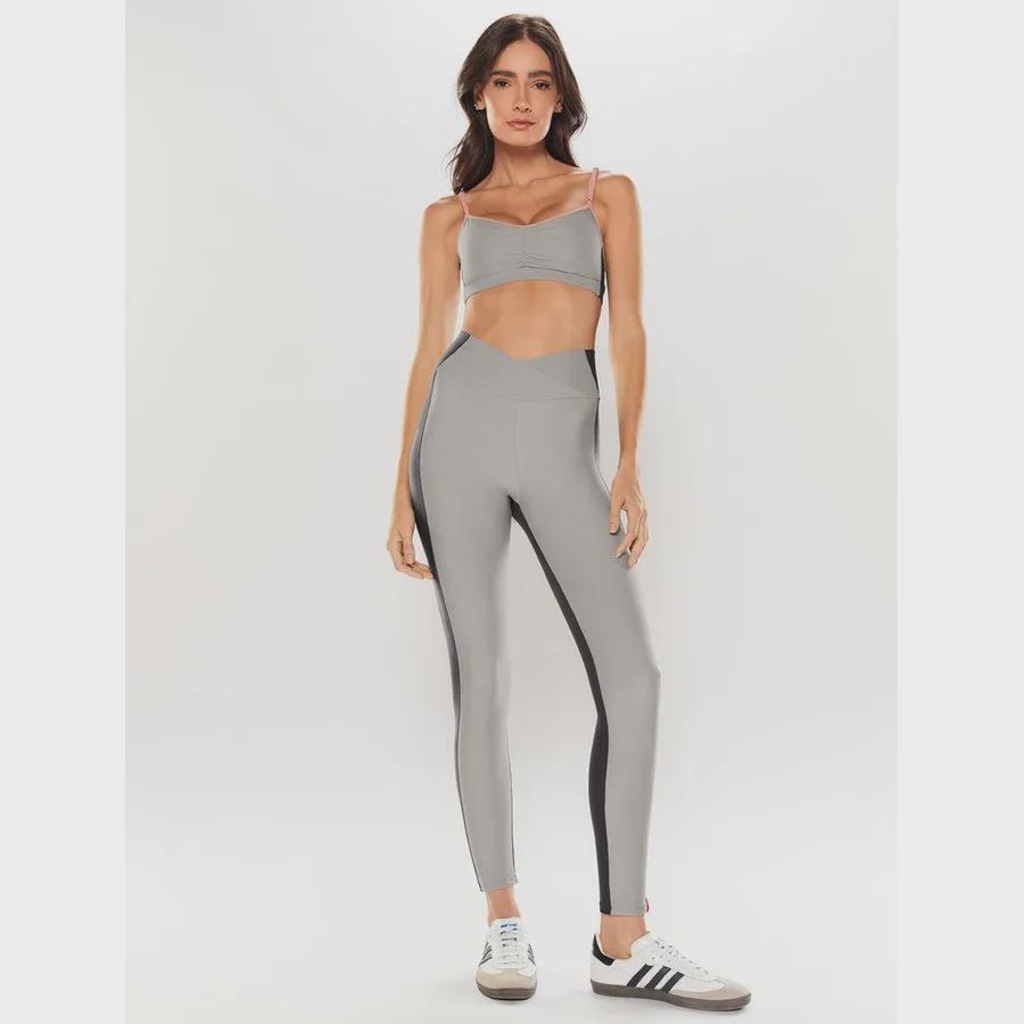 Imagem 1 do produto Top Alça Reta BODYFORSURE Fina Stone - Feminino