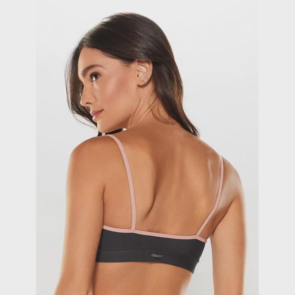 Imagem 3 do produto Top Alça Reta BODYFORSURE Fina Stone - Feminino