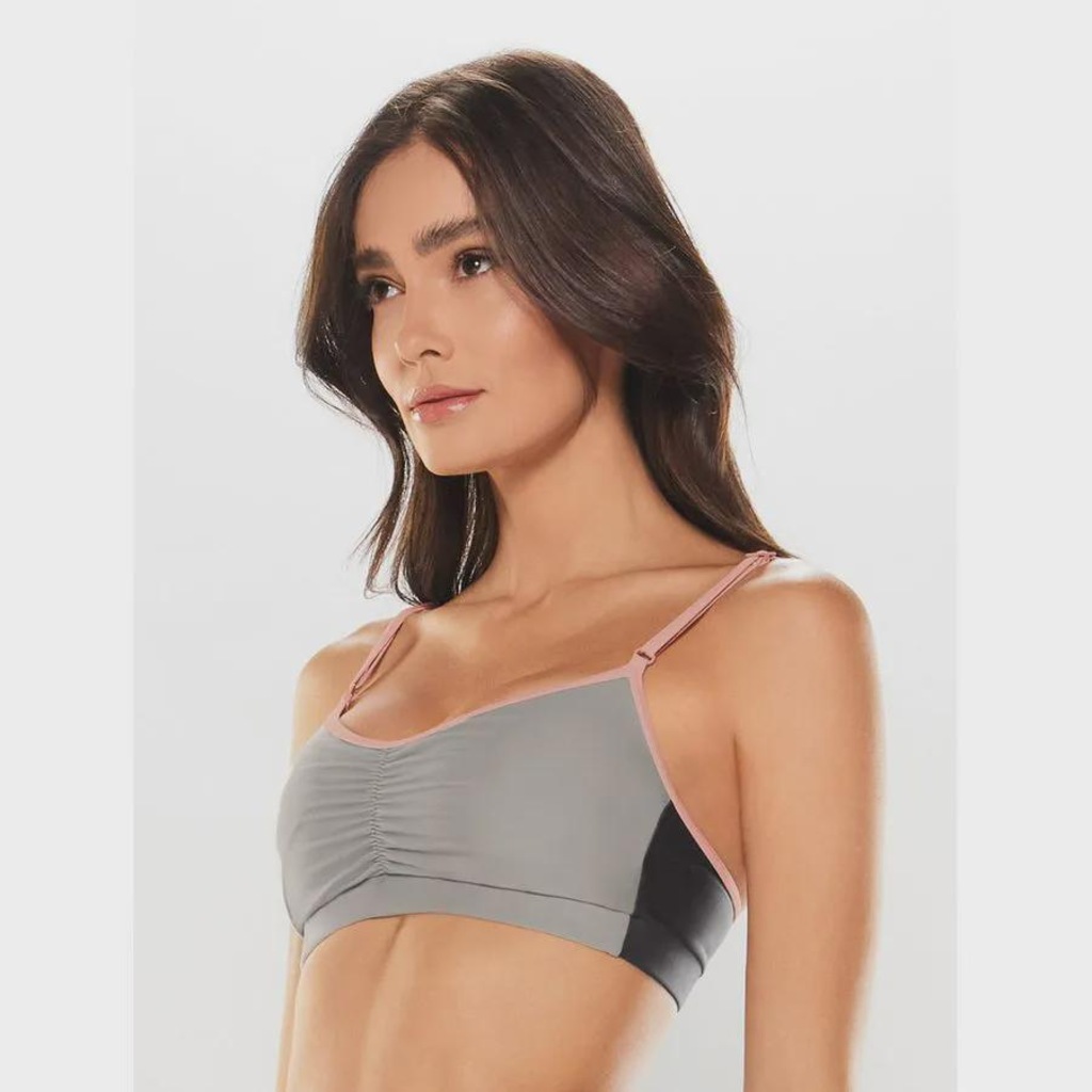 Imagem 4 do produto Top Alça Reta BODYFORSURE Fina Stone - Feminino