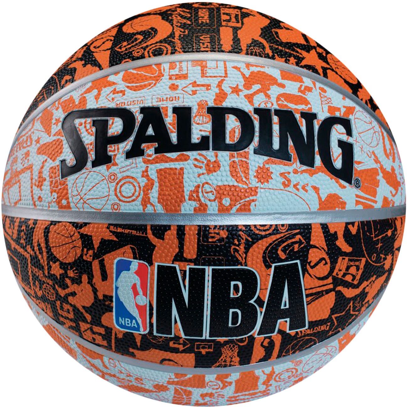 Bola De Basquete Spalding Nba Graffiti Z Centauro