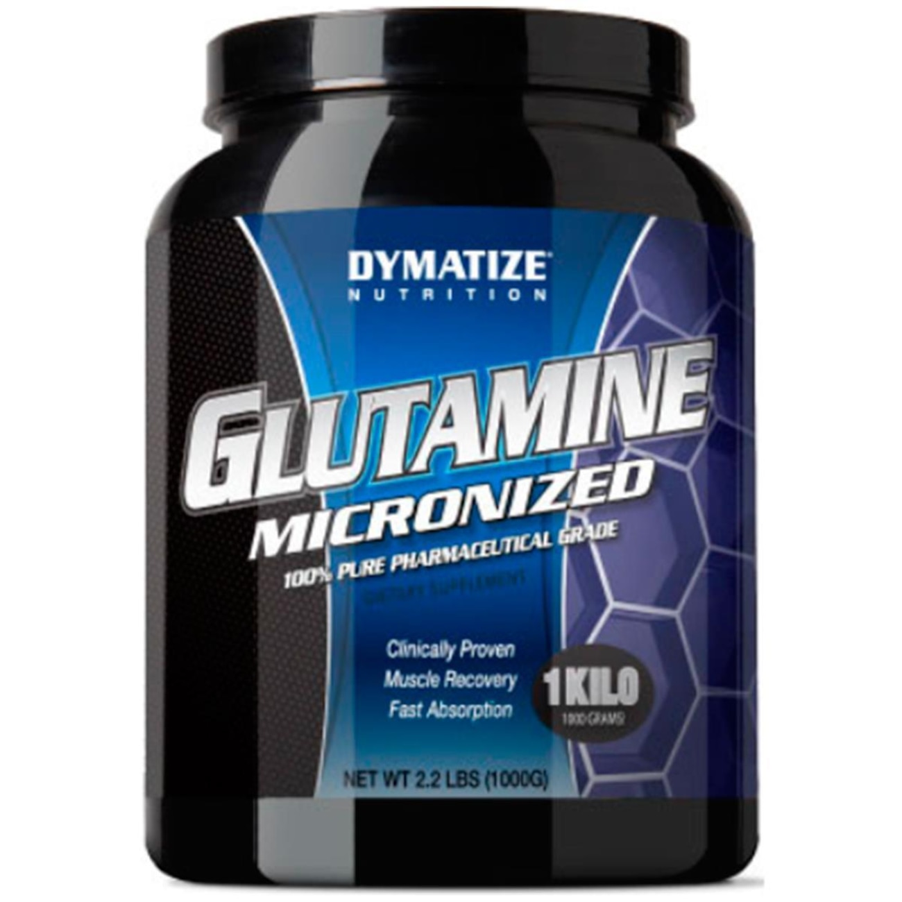 Glutamina Dymatize Nutrition Glutamine Micronized Sem Sabor Kg