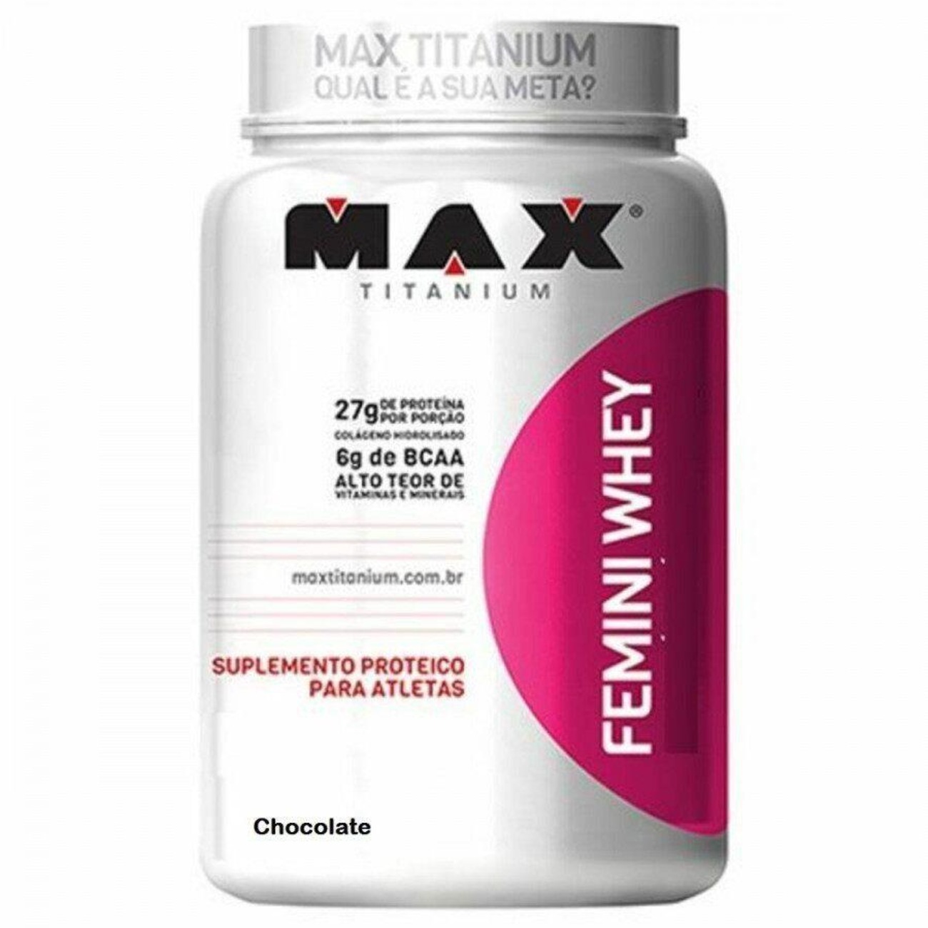 Whey Protein Max Titanium Femini Whey Chocolate 900g em Promoção