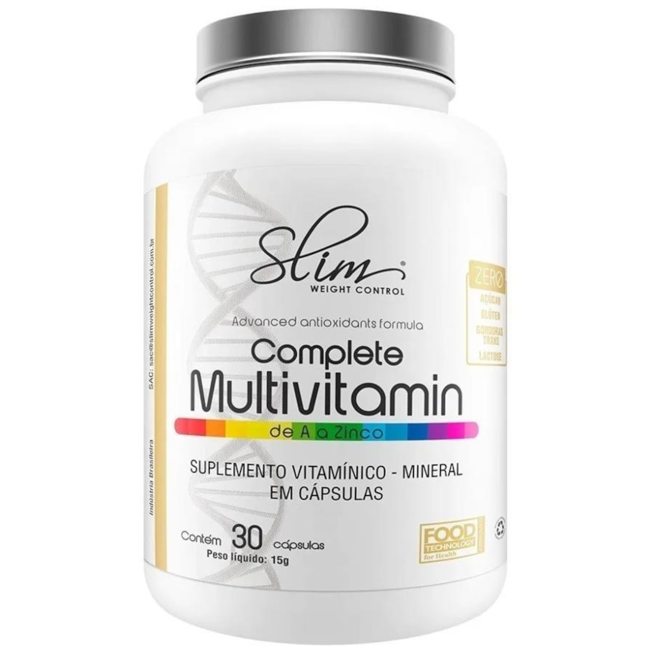 Multivitamínico de A a Zinco Slim Weight Control 30 Cápsulas Centauro