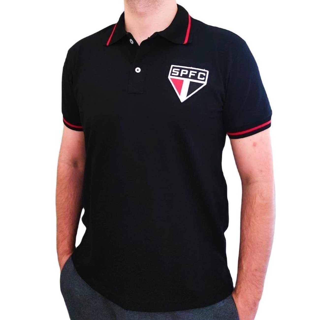 Camisa Polo Do S O Paulo Spr Oficial Masculina Centauro