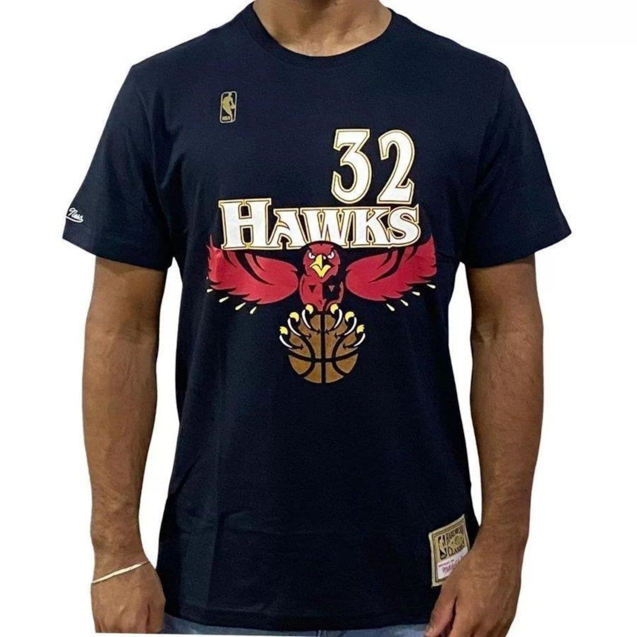 Camiseta Mitchell Ness Nba Atlanta Hawks Laettner Masculina