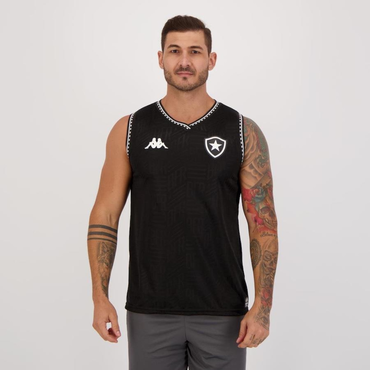 Camiseta Regata Botafogo Kappa Supporter Masculina Centauro