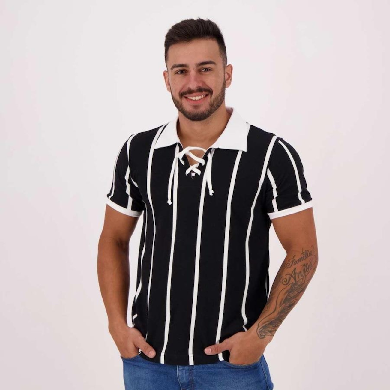 Camisa Do Corinthians Retr Alvinegro Sp Masculina Centauro