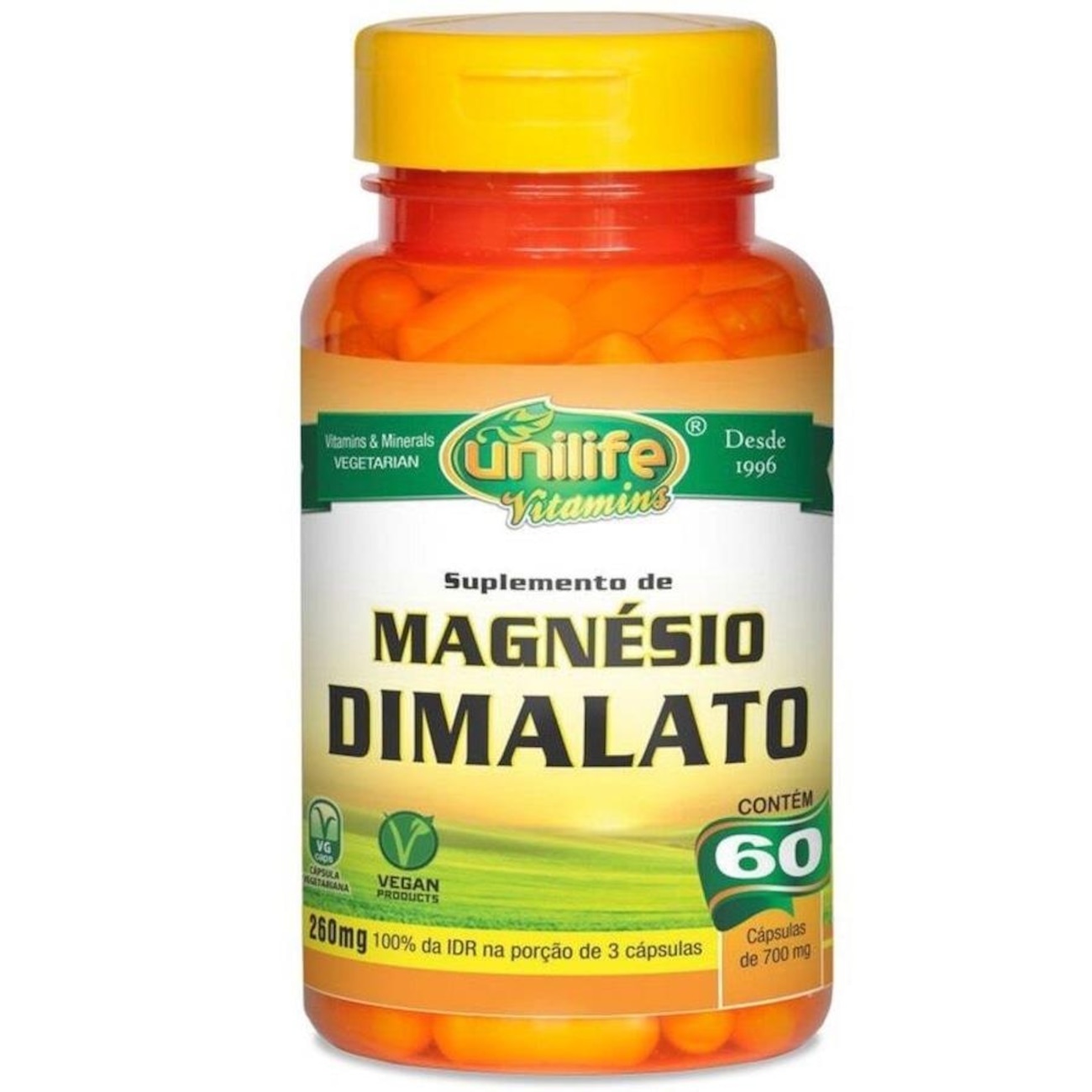 Magnésio Dimalato 60 cápsulas Unilife em Promoção Centauro