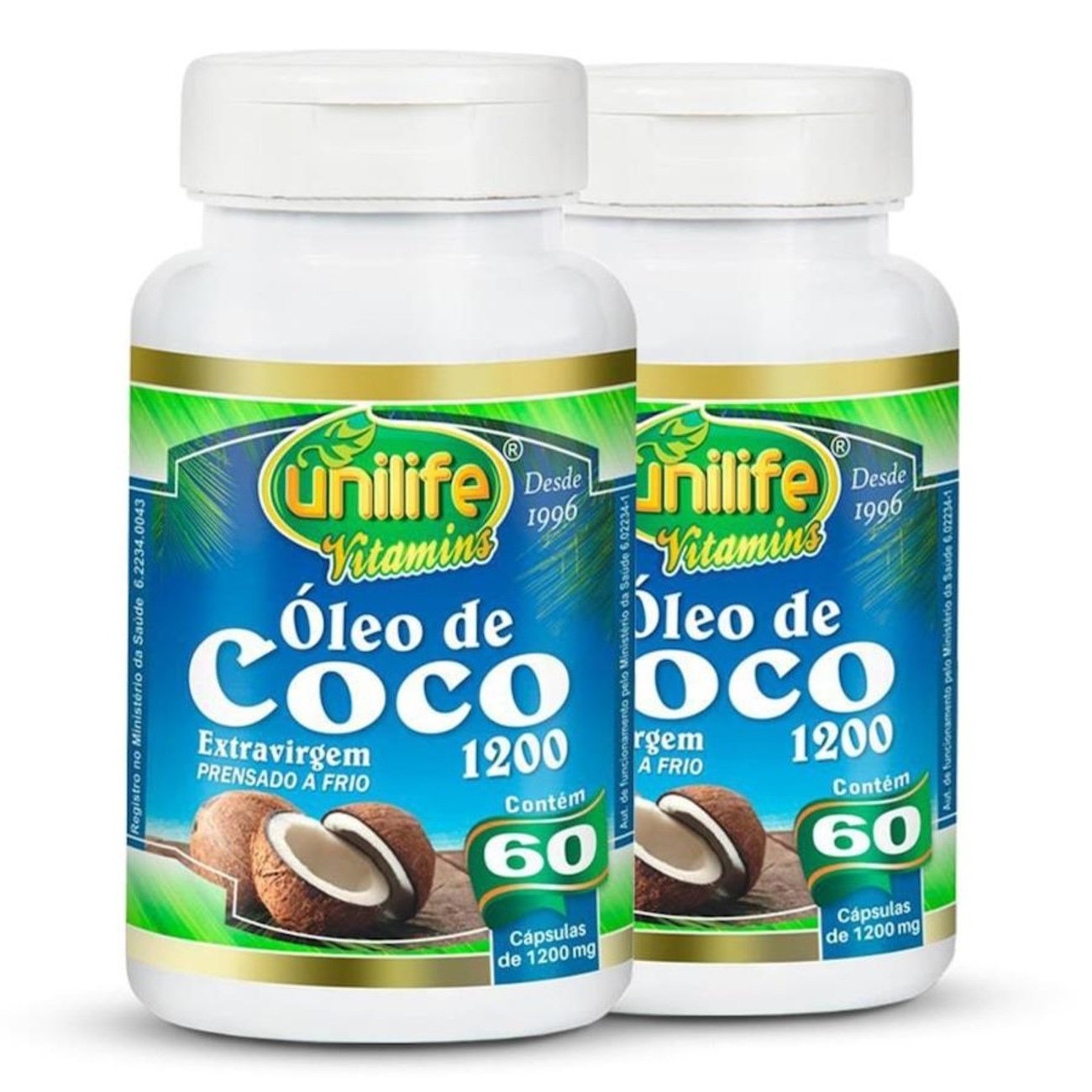 Kit De Leo De Coco Extra Virgem Unilife C Psulas Unidades