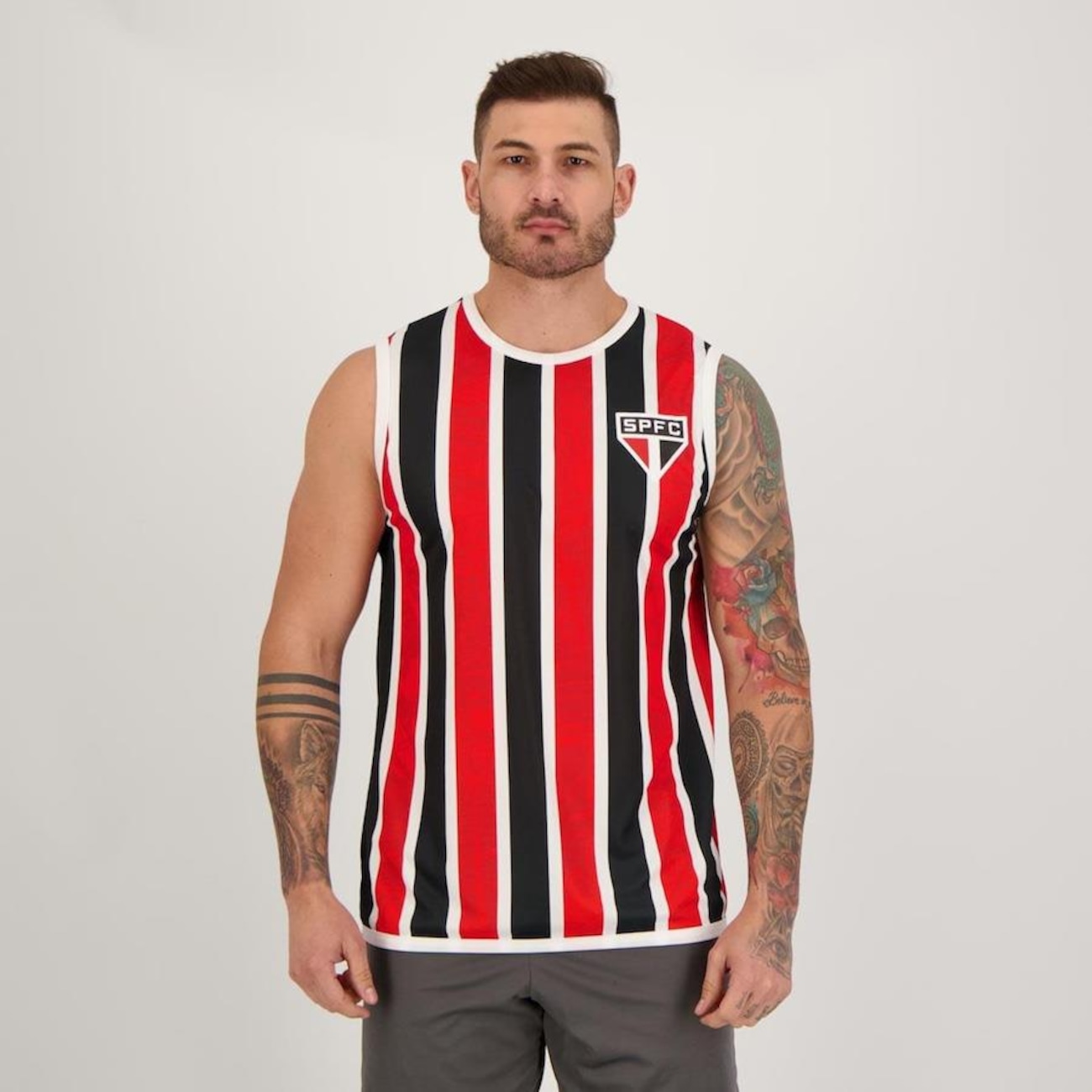 Camiseta Regata Futfanatics S O Paulo Edify Masculina Centauro