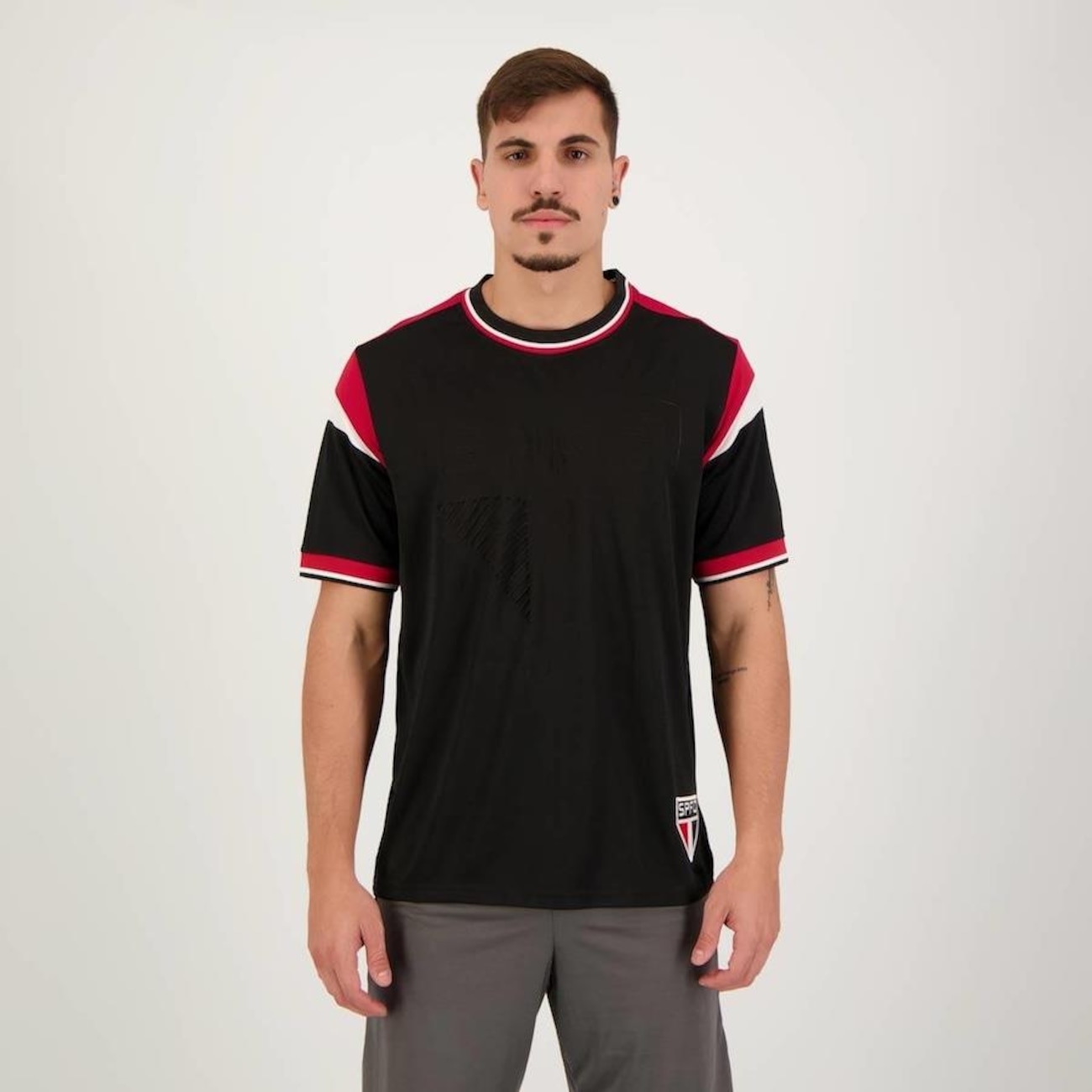 Camisa do São Paulo Futfanatics Emboss Masculina Centauro