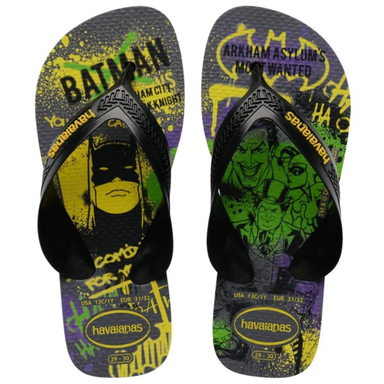 Chinelo Havaianas Max Heróis Batman Infantil Centauro