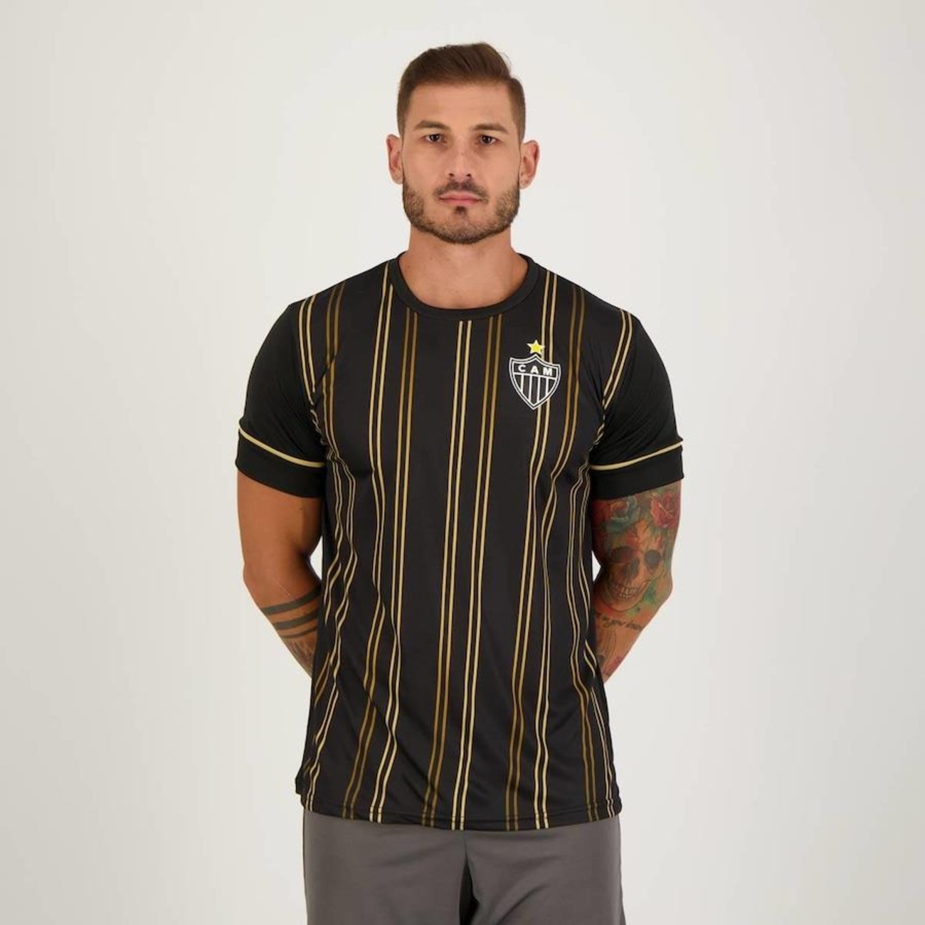 Camisa Do Atl Tico Mineiro Stripes Futfanatics Masculina Em Promo O