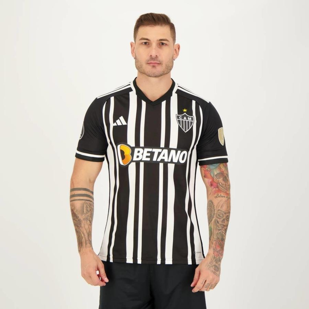 Camisa Do Atl Tico Mineiro I Libertadores Adidas Masculina Em