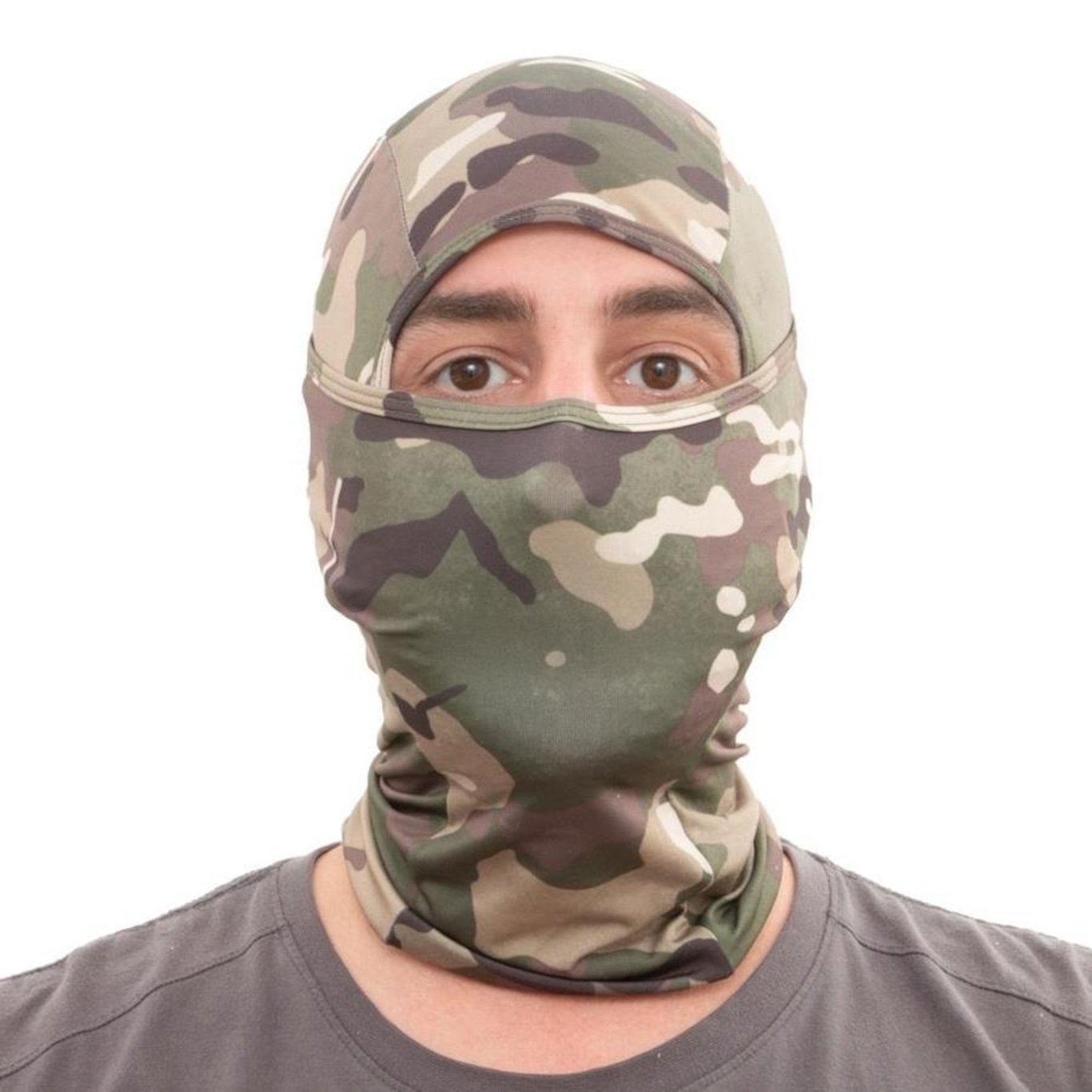 Balaclava Bélica Airsoft Snake Camuflado Multicam Tecido Dry Fit Centauro