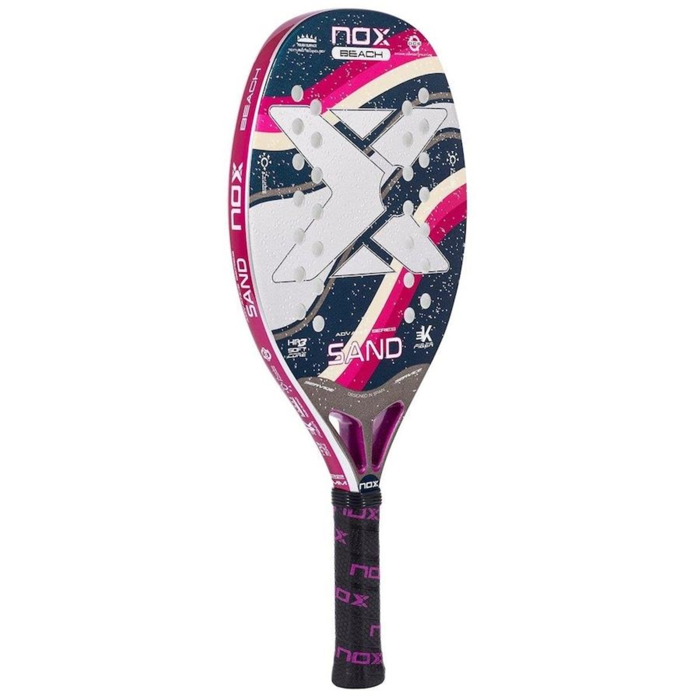 Raquete De Beach Tennis Nox Sand Purple Centauro