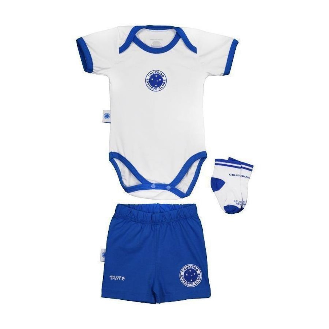 Kit Body Cruzeiro Reve Dor Triple Infantil em Promoção Centauro