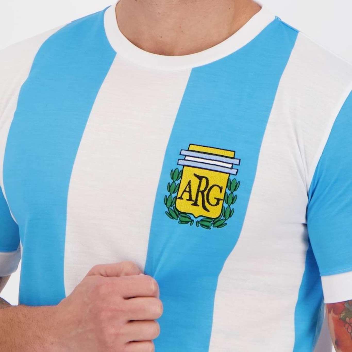 Camisa Argentina Retrô N 10 Sublimado Masculina Centauro