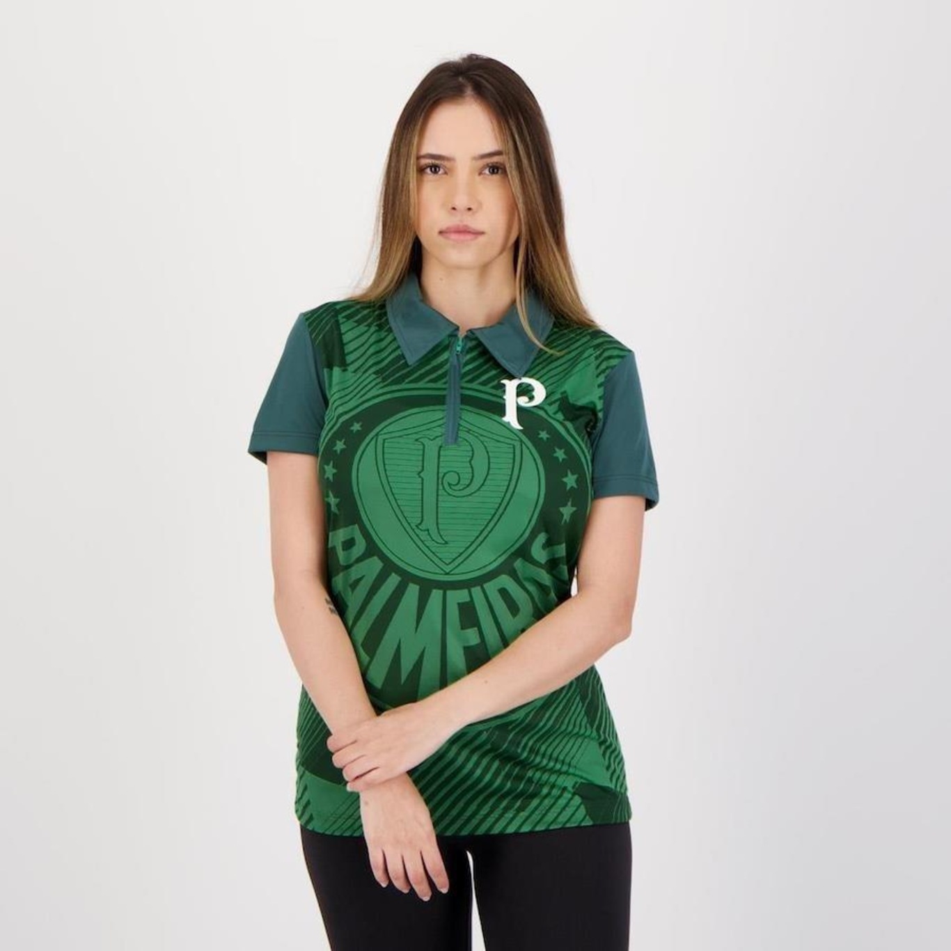 Camisa Polo Do Palmeiras Effect Logo Ii Feminina Centauro