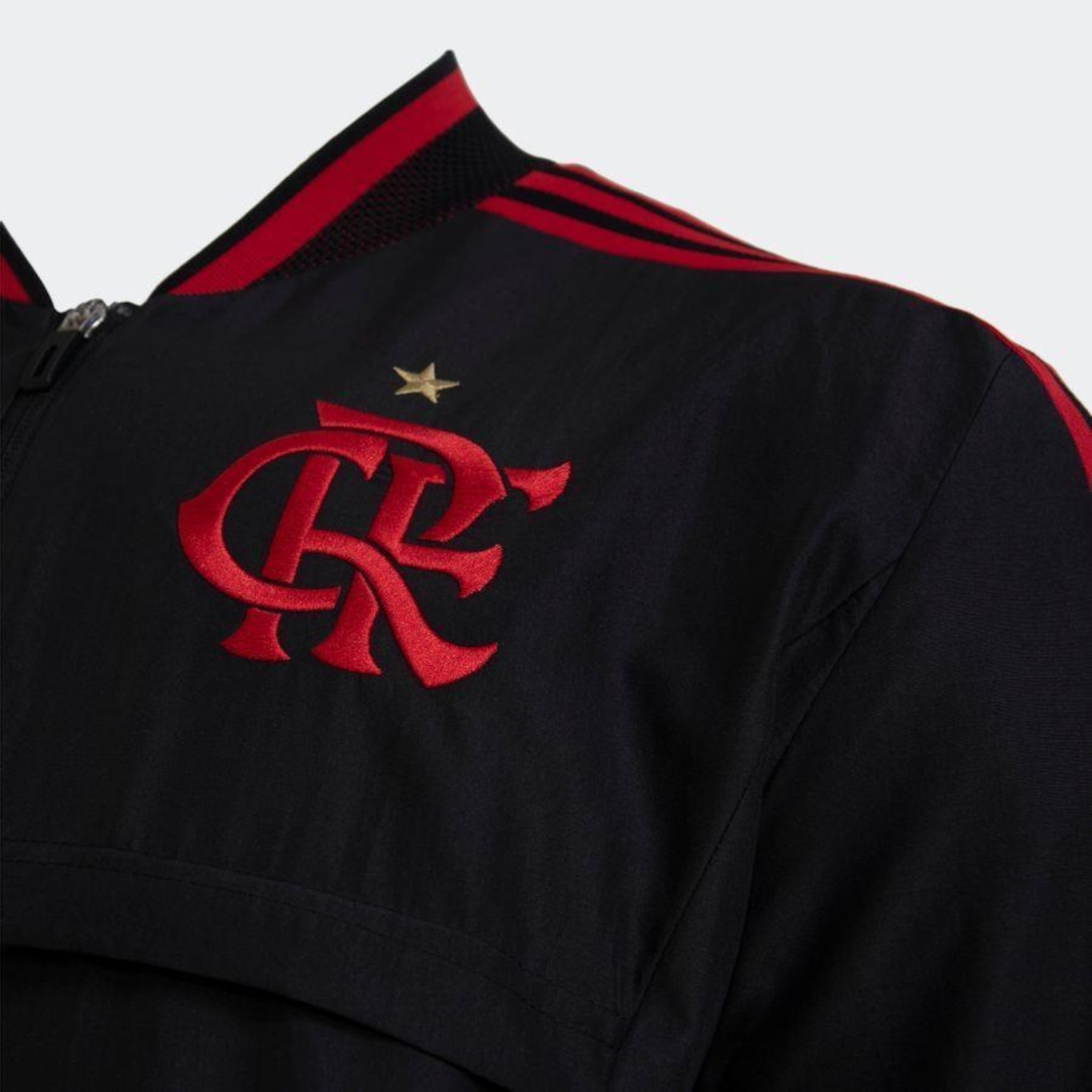 Jaqueta Sem Capuz Do CR Flamengo Hino Adidas Masculina Centauro