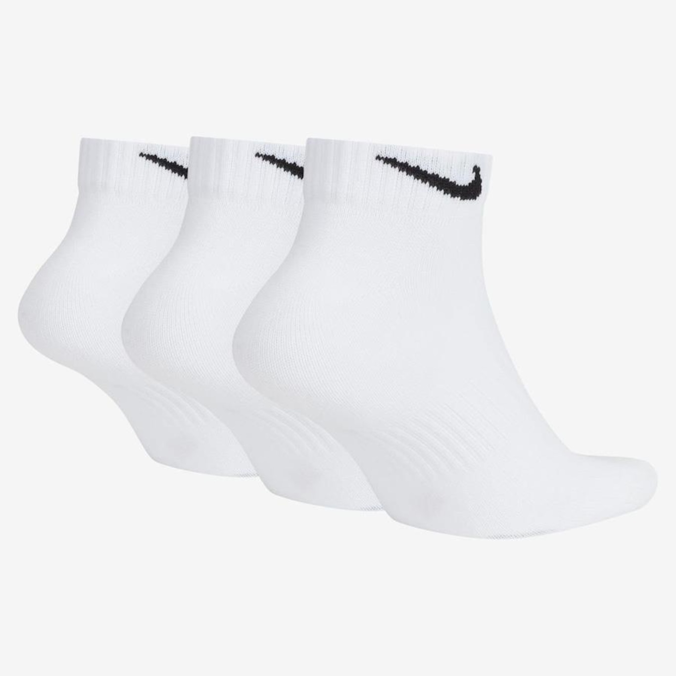 KIt De Meias Cano Curto Nike Everyday Lightweight Masculina 3 Pares