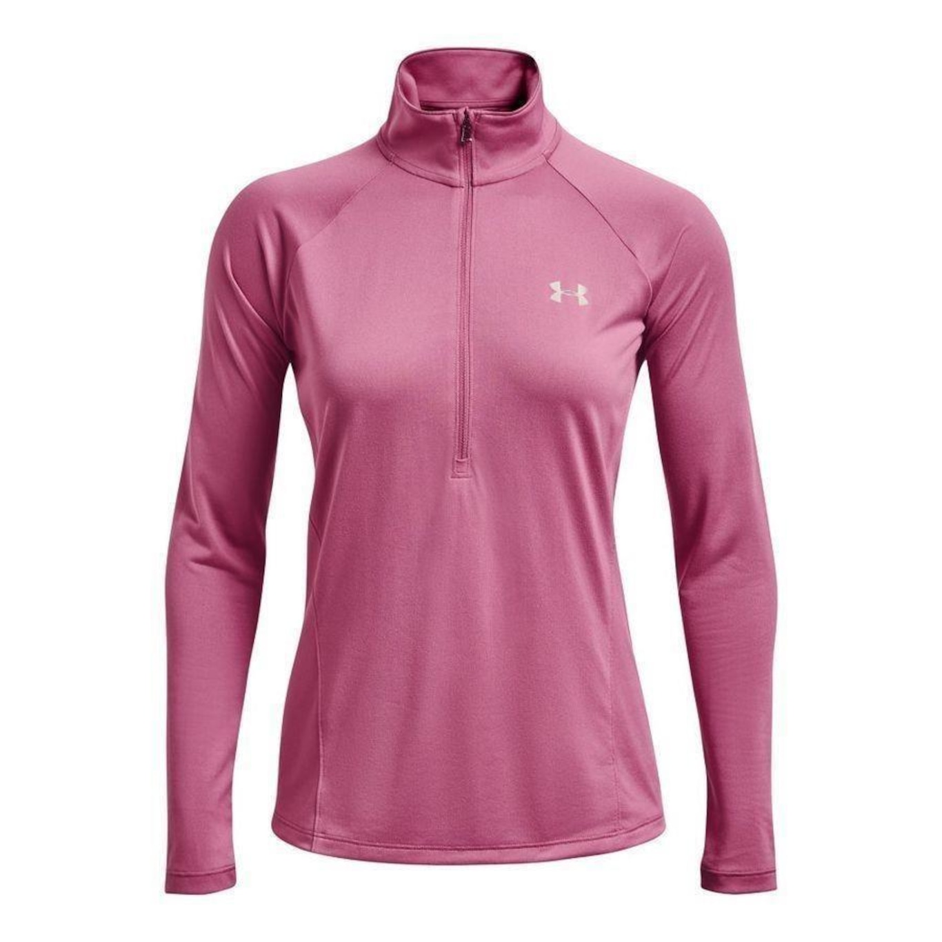 Camiseta Manga Longa Under Armour Tech 1 2 Zip Feminina em Promoção