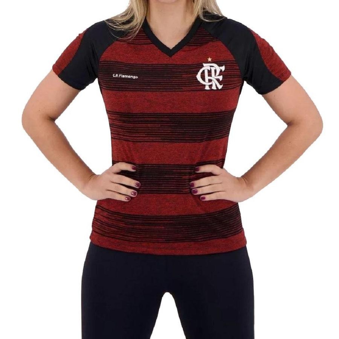 Camiseta Do Flamengo Braziline Motion Feminina Centauro