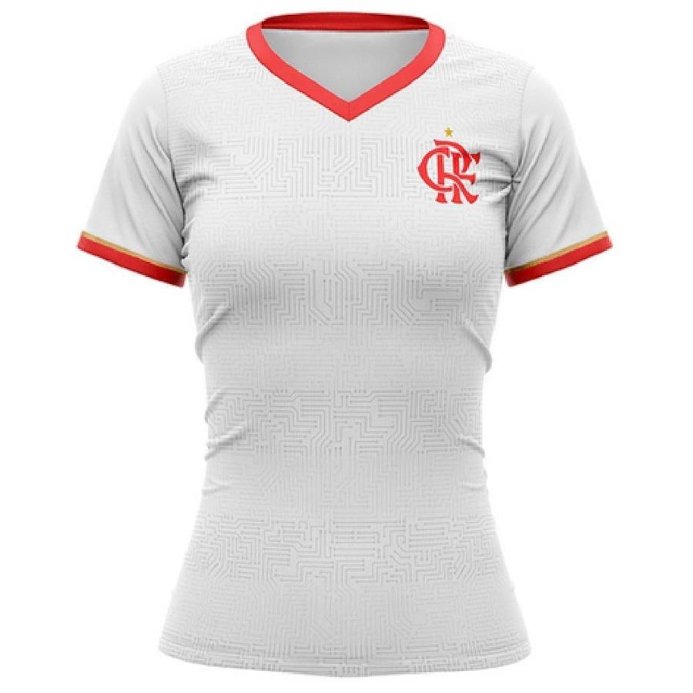 Camiseta Do Flamengo Braziline Futurism Feminina Centauro