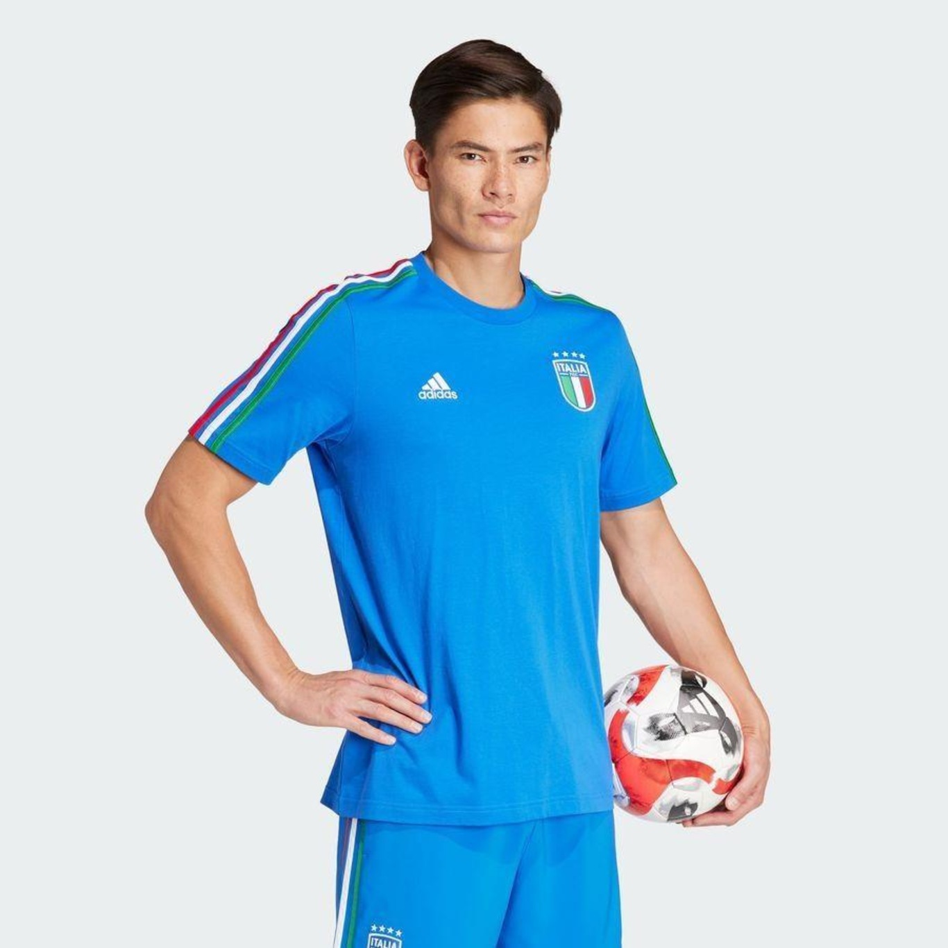 Camisa da Itália adidas Figc Dna Tee Masculina Centauro