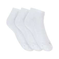Kit de Meias Oxer Sapatilha com 3 Pares - 34 a 38 - Adulto