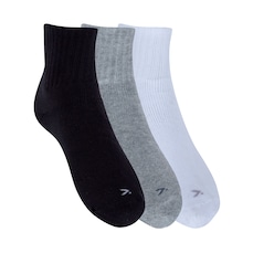 Kit 3 Pares de Meias Atoalhadas Cano Médio Tamanho 34 - 38 Casual Oxer Adulto