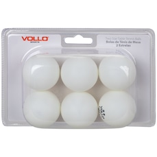 Kit de Bolas de Tênis de Mesa/Ping-Pong Vollo com 6 Unidades