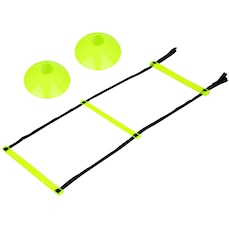 Kit de Treino Funcional Oxer: Escada de Agilidade + 6 Cones