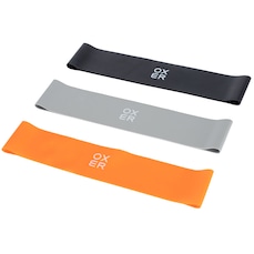 Kit Mini Faixas Elásticas de Exercícios Oxer - 3 Intensidades