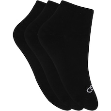 Kit de Meias Olympikus Cano Curto - Feminino