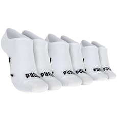 Kit de Meias Sapatilha Puma Esportiva com 3 Pares - 34 a 39 - Adulto