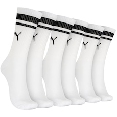 Kit de Meias Cano Médio Puma Esportiva com 3 Pares - 39 a 43 - Adulto