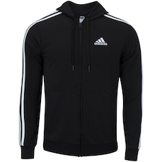 Jaqueta de Moletom com Capuz adidas Essentials 3S - Masculina