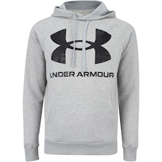 Blusa de Moletom Under Armour Masculina com Capuz Rival Fleece Big