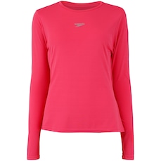 Camiseta Feminina Speedo Manga Longa UV 50